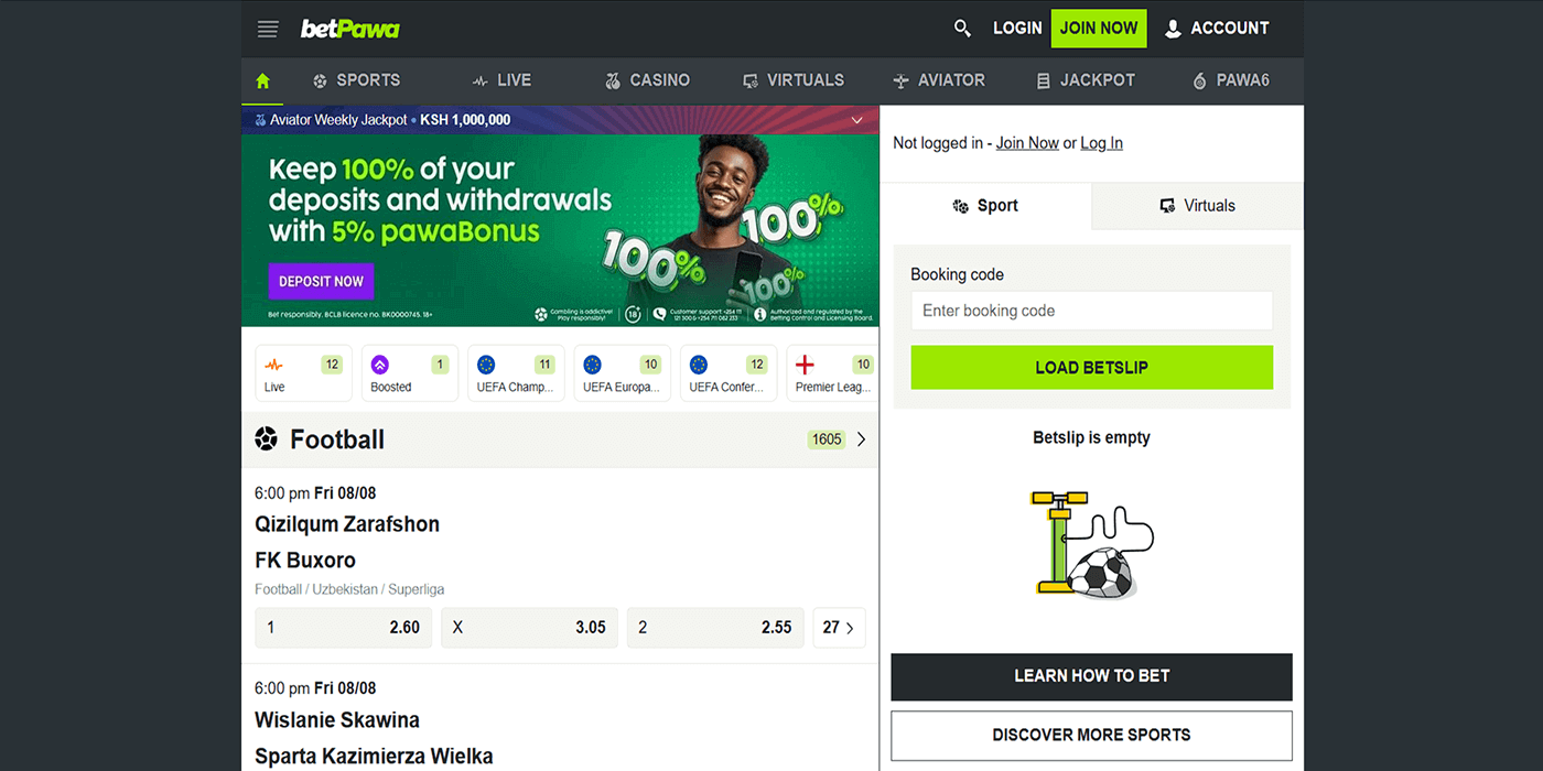 Betpawa Sportsbook in Uganda - Expert Overview